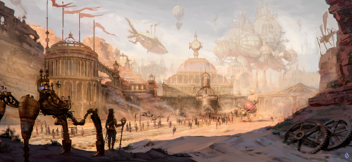 A wanderer seen a sight where people from many races were heading towards the gates of a city made of brass, copper, and gold.

The chatter was about an underground guild called The Army. Around 4.000 people already wanted to join the ranks of it.

A new story was about to begin.