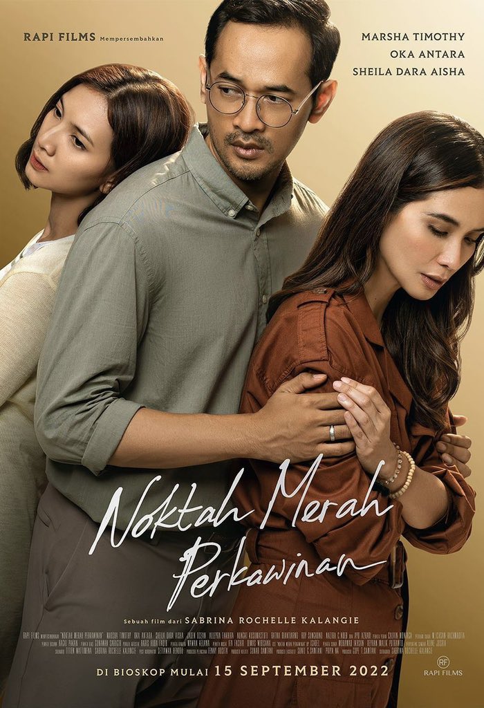 OmOmNonton (@omomnonton) on Twitter photo Film #NoktahMerahPerkawinan produksi @rapifilms ini akan tayang serentak mulai 15 September 2022 di bioskop2 kesayangan kamu. 
Pesan OmMin jangan sampe terlewatkan buat dek-adek penyuka film drama berkualitas, sedia sapu tangan dan bersiaplah untuk terTAMPAR! #TamparMasTampar Film #NoktahMerahPerkawinan produksi @rapifilms ini akan tayang serentak mulai 15 September 2022 di bioskop2 kesayangan kamu. 
Pesan OmMin jangan sampe terlewatkan buat dek-adek penyuka film drama berkualitas, sedia sapu tangan dan bersiaplah untuk terTAMPAR! #TamparMasTampar