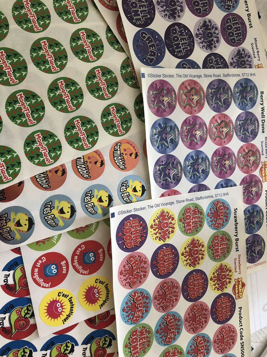 MsBauduin's tweet photo. I do love a good sticker! @TLS_dot_Club @superstickers #sundayafternoonmarkingclub https://t.co/QjTZKfDVE2