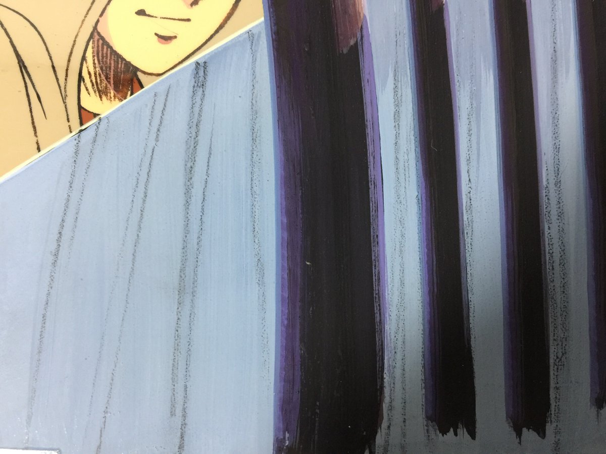 『あしたのジョー2』23話。C130  4sec
レストランロシータで金竜飛と対峙するジョー。
手前BOOKが小林七郎さん画かと思われます。
テーブルクロスにデルマでつけてるタッチが七郎さんっぽいですね。 