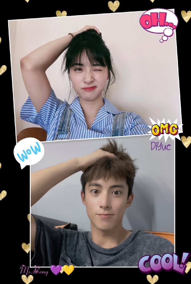 MissBeng31's tweet photo. Hmmmp!🫣🤭😁
#DiYue #YueDi 💜💛
#ShenYue #WangHedi https://t.co/b527bEAMcI
