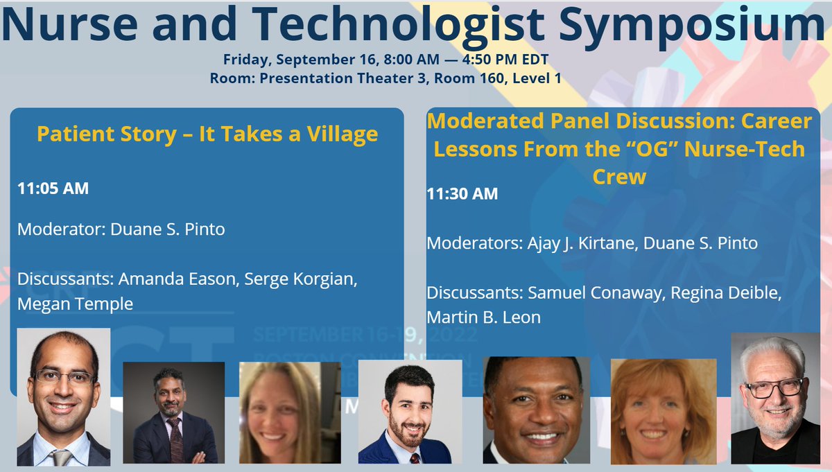 Bailey Ann Estes (@baileyannrn) on Twitter photo #TCT2022
Join us for the Nurse and Tech Symposium on Friday Sept 16 from 8 AM-4:50 PM
Here is a look at the morning sessions
<a href="/crfheart/">Cardiovascular Research Foundation</a> @ajaykirtane <a href="/duanepinto/">Duane Pinto MD MPH</a> <a href="/rdeibs/">Regina Deible</a> @MartyMleon <a href="/AmiBhattMD/">Ami Bhatt, MD</a> <a href="/beaverspharmd/">Craig Beavers, PharmD, FACC, FAHA, FCCP, BCCP,CACP</a> <a href="/AGoldsweig/">Andrew M. Goldsweig, MD, MS</a> <a href="/eharringtonRN/">Eric Harrington</a> <a href="/hectortamezmd/">Hector Tamez, MD MPH</a> <a href="/JeromeCrowley5/">Jerome Crowley</a> <a href="/kim_guibone/">Kim Guibone DNP, APRN, FACC</a> #TCT2022
Join us for the Nurse and Tech Symposium on Friday Sept 16 from 8 AM-4:50 PM
Here is a look at the morning sessions
<a href="/crfheart/">Cardiovascular Research Foundation</a> @ajaykirtane <a href="/duanepinto/">Duane Pinto MD MPH</a> <a href="/rdeibs/">Regina Deible</a> @MartyMleon <a href="/AmiBhattMD/">Ami Bhatt, MD</a> <a href="/beaverspharmd/">Craig Beavers, PharmD, FACC, FAHA, FCCP, BCCP,CACP</a> <a href="/AGoldsweig/">Andrew M. Goldsweig, MD, MS</a> <a href="/eharringtonRN/">Eric Harrington</a> <a href="/hectortamezmd/">Hector Tamez, MD MPH</a> <a href="/JeromeCrowley5/">Jerome Crowley</a> <a href="/kim_guibone/">Kim Guibone DNP, APRN, FACC</a>