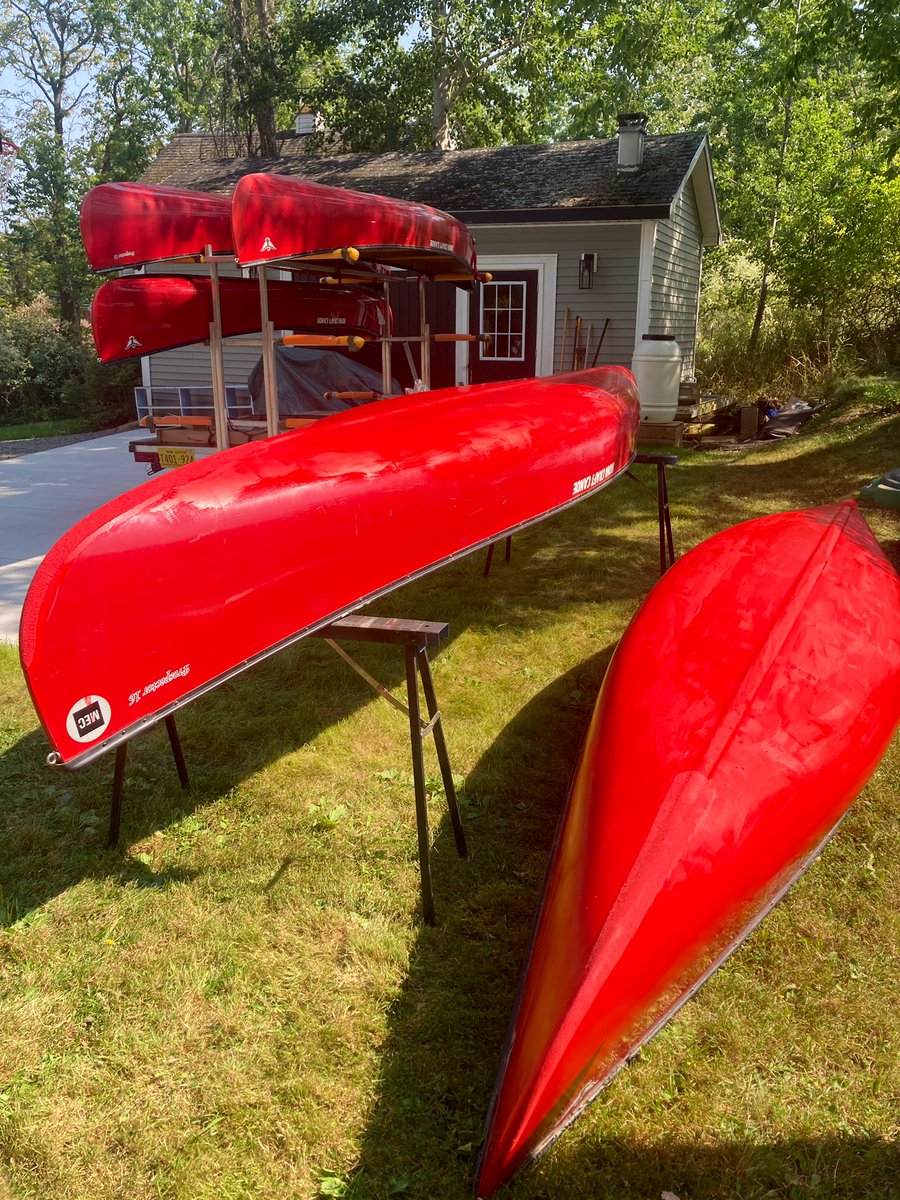 Our school canoes are getting upgraded and prepped for trip season! Skid plates should help keep these boats in the water for years to come. 
#wheclife
#canoetripping
#experientialeducation
