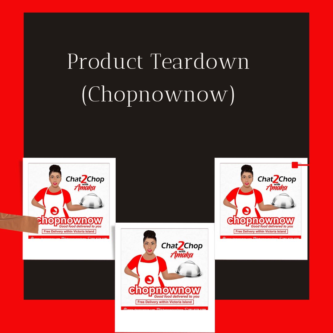 blesynchika's tweet photo. 5/5

This challenge has been totally worth it.

Please like and retweet to reach a wider audience.

Today's #productteardown #challenge is @ChopnownowLagos 

@enoverlab 

#productteardownchallenge #enoverlab https://t.co/NEyXVU4laP