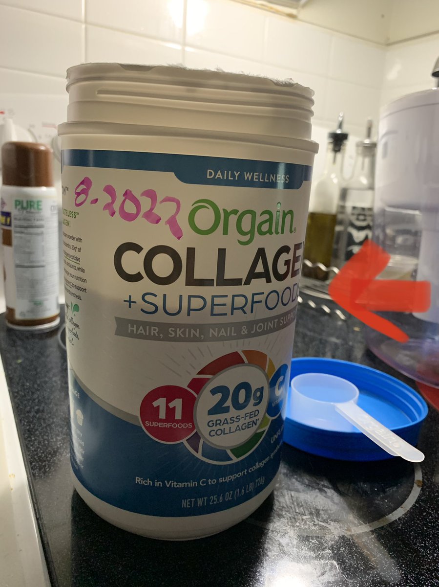 lansterfelines's tweet photo. @DrinkOrgain I just open this today and first time buying this brand.  Please explain why you only fill this up just about half way do the bottle?  Is this your marketing scam? https://t.co/YVnL70LFuZ