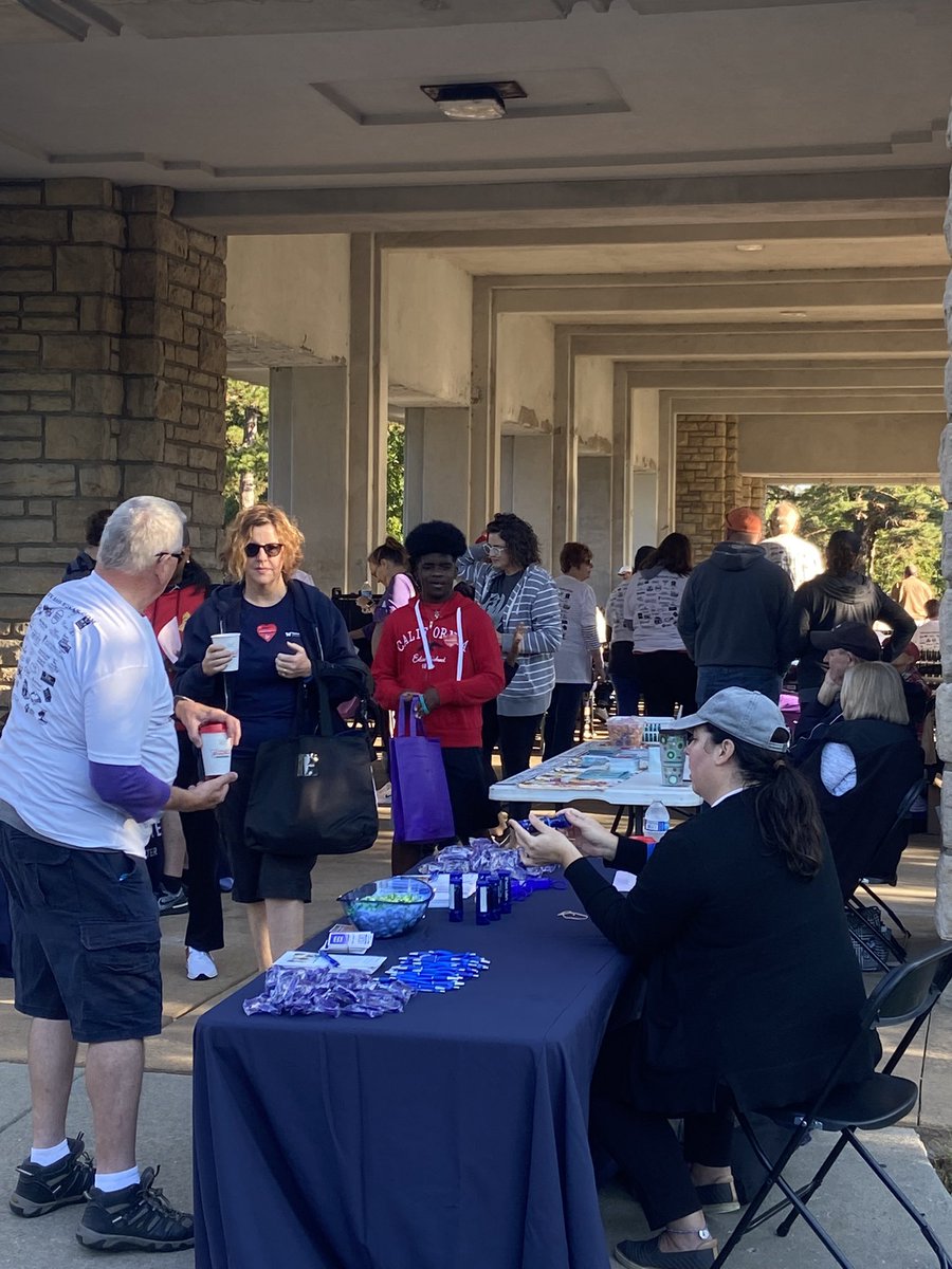 AngieSalava's tweet photo. Proud to represent the JoCo Suicide Coalition at this morning’s Remembrance Walk. What a beautiful day to remember all lost to suicide. https://t.co/4zm3WLbcIU