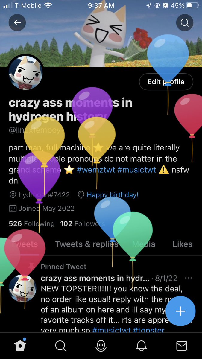 linuxfemboy's tweet photo. it’s my birthday :3 https://t.co/cMPjKlLd7K