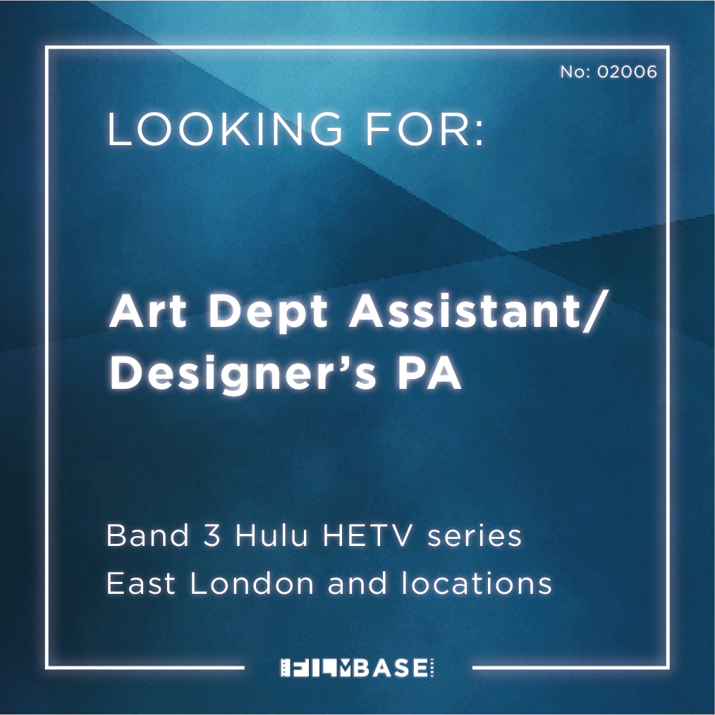 FilmbaseUK's tweet photo. Job Alert for a Designer's PA. This is a role that you usually only find on the larger jobs. It's often filled by would-be-Art Department Assistants who want to get their foot in the door. It can be a great opportunity to make a lot of contacts in the de… https://t.co/5y3sB1fXoc https://t.co/pvn2DWdoJt