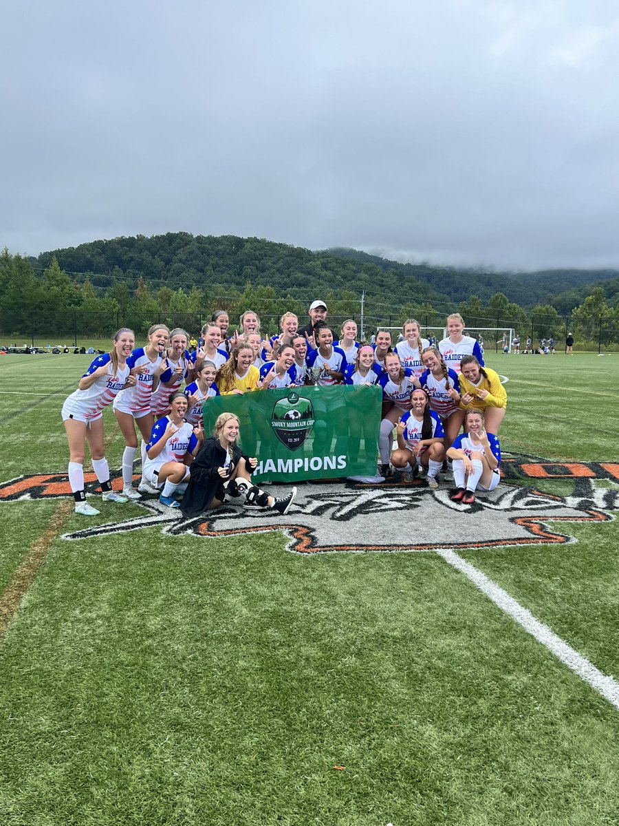 High_School_Cup's tweet photo. Congrats to the Clingman’s Dome Division CHAMPIONS @RyleGirlsSoccer‼️

See you next year @RockyTopSports1 to defend the 🏆! #SmokyMountainCup 

⛰🏆⚽️

@CoachTcom 
@PrepSpin 
@prepsoccsheldon https://t.co/7QuSJU5gZ6
