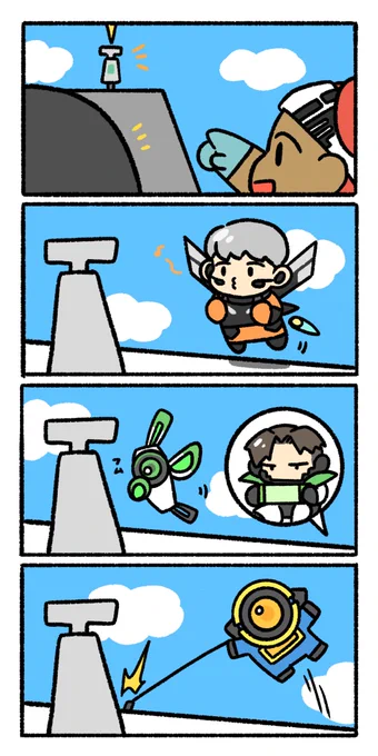 徒歩は辛いよ、調査ビーコン
#APEX
#APEXイラスト 