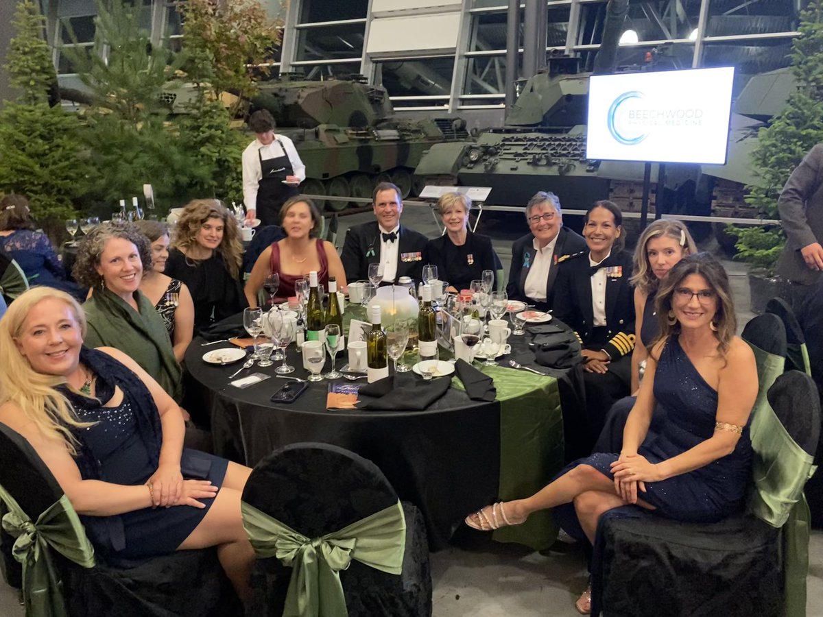 WiDS_Canada's tweet photo. We had the privilege of supporting @SandraPerron22 and the tremendous work she does at the #PepperPod for our female veterans, including a heartfelt tribute to #QueenElizabethII, a female veteran herself. https://t.co/lVVgyZpQTp