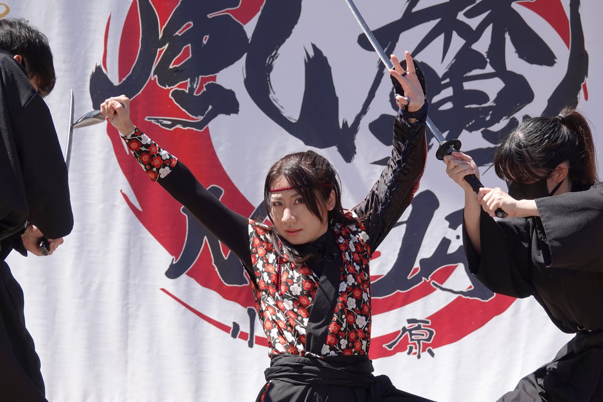 To178430's tweet photo. 9/11 『風魔忍者ショー』
＠小田原市観光交流センター　にぎわい広場

#忍者 #女忍者 #くのいち #くの一 #くノ一 #NINJA
#風魔忍者 #小田原城 https://t.co/HkQCD77izY