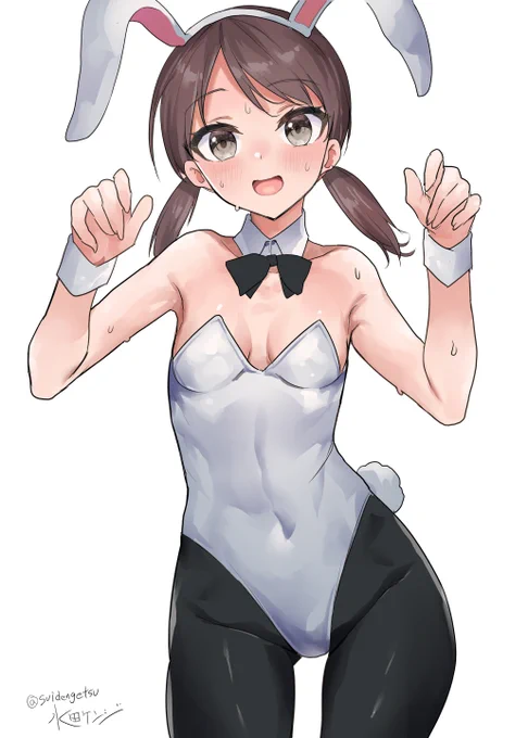 突然描きたくなった白バニー白雪ちゃん#艦これ版深夜の真剣お絵描き60分一本勝負#艦これ版真剣お絵描き60分一本勝負_202209111.2ドロ 