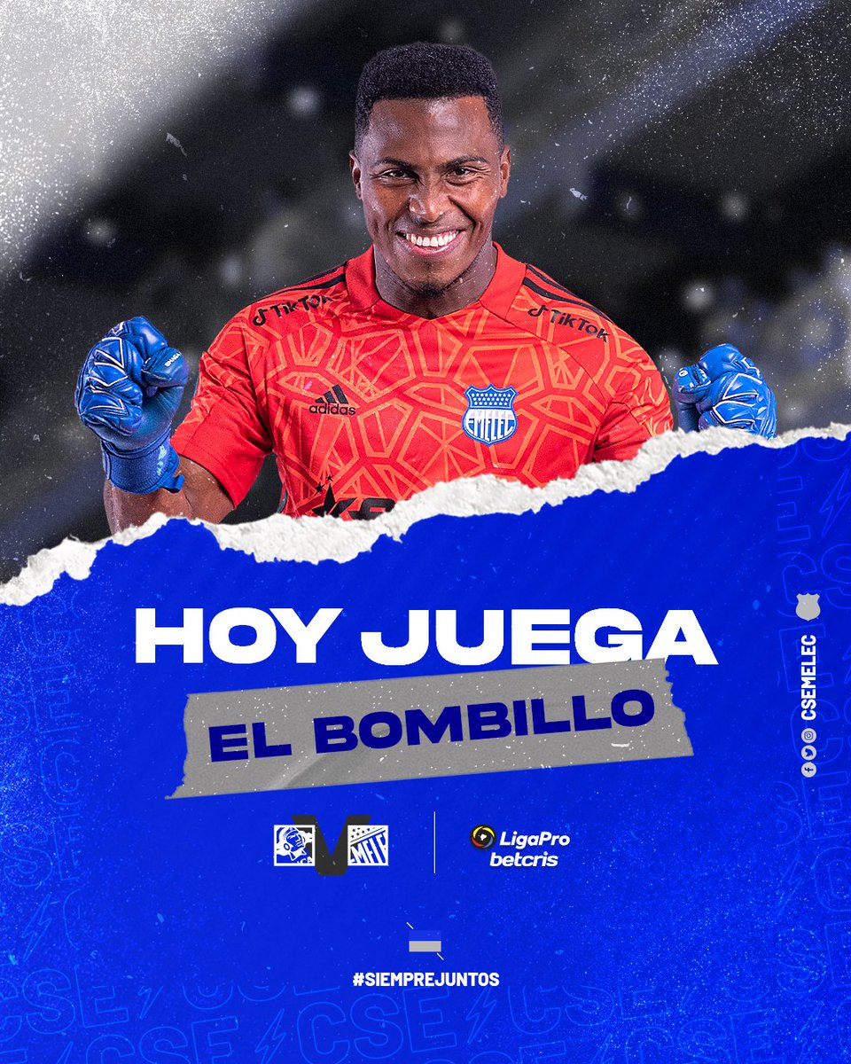 ¡Hoy juega el #Bombillo! 💪🏻

🏆 #LigaProBetcris
🆚 <a href="/Aucas45/">S. D. Aucas Oficial</a>
⏱ 4:30 Pm
🏟 Gonzalo Pozo

#HoyMásQueSiempre #SiempreJuntos🤜🏻🤛🏻⚡