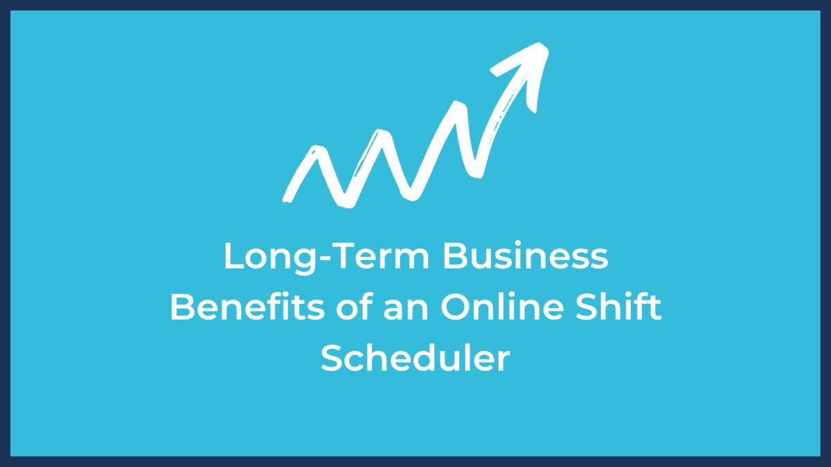 Scheduling shifts brings more benefits than convenience. Do you see the big picture?

#LongTermGoals #ShiftScheduling #SchedulingAutomation #SaaS #ProcessAutomation #AutomationBenefits #TimesheetPortal

Check other great things about it:
bit.ly/3Qq2pRX