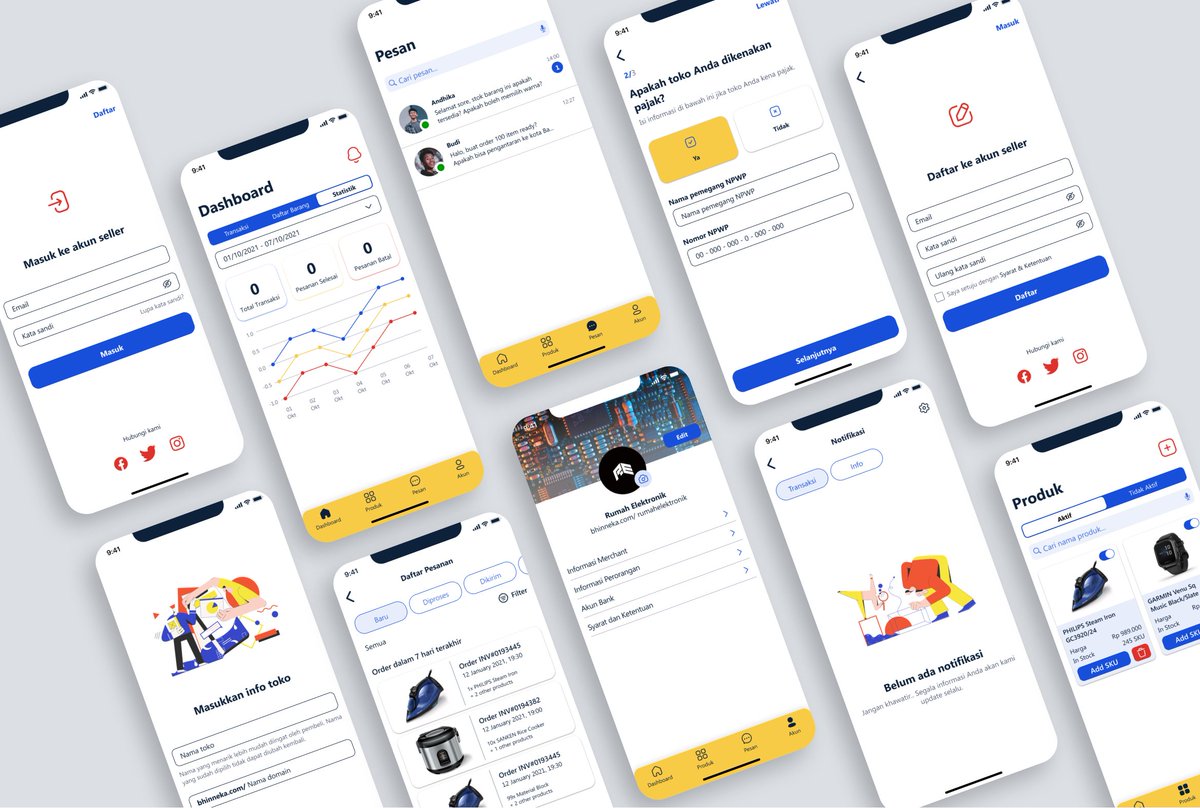 TwoSetDesign's tweet image. Some of our works... 👀

Check out our gig here: fiverr.com/share/oYjak4

We are passionate UI/UX designers skilled in branding and design thinking in the UIUX field. Let's get connected or hit us on Fiverr! 💜

#uiuxdesign #freelancedesign #uiuxfreelance #ecommerceapp #appdesign