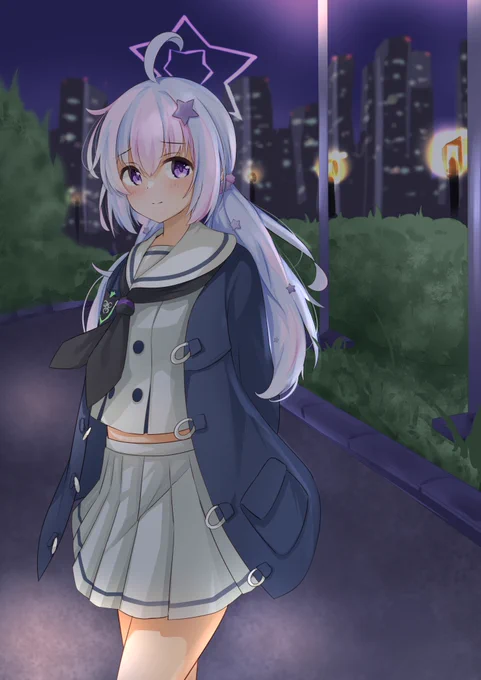 レイサ…夜の公園が似合う女…… #ブルアカ 