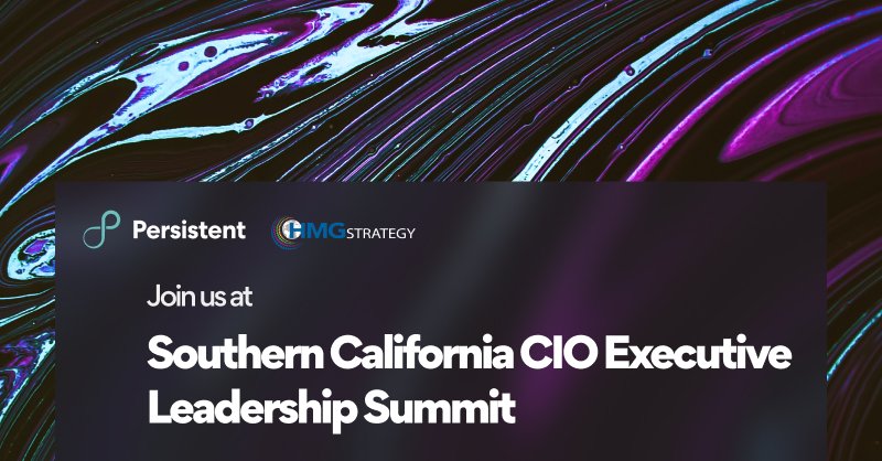 Persistentsys's tweet photo. We are thrilled to announce that our industry experts will be present at this year's Southern California CIO Executive Leadership Summit. We look forward to meeting many of you in person!

#Innovation #Cloud #DigitalTransformation #HMGstrategy https://t.co/Ym8G8Mezle
