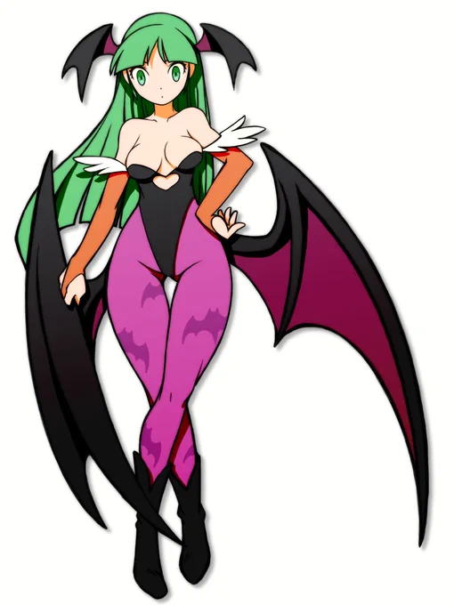 モリガンGO! #Darkstalkers #格ゲーキャラ描こうぜ 