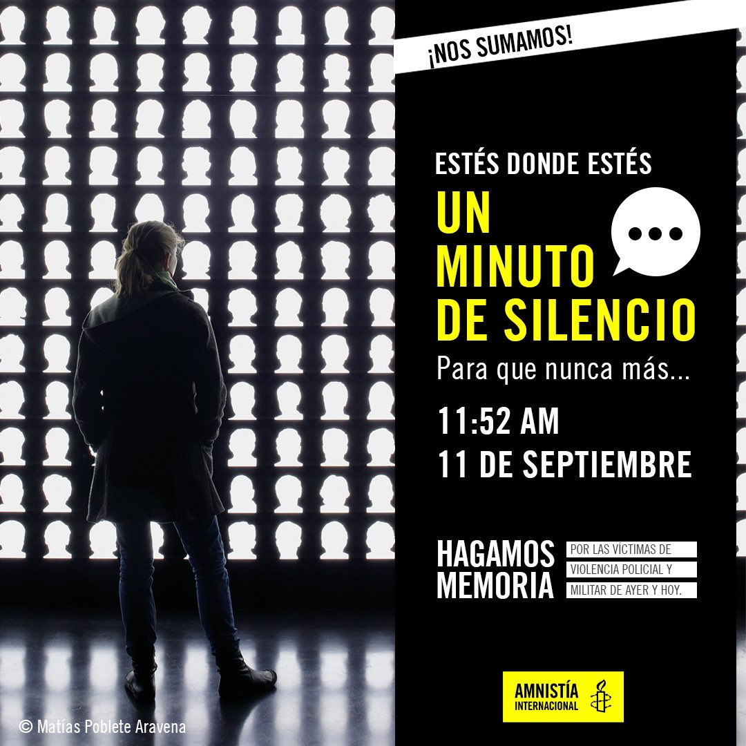 ErikaGuevaraR's tweet photo. Hoy, a 49 años del golpe de Estado en #Chile, rendimos homenaje a los miles de personas que fueron ejecutadas, perseguidas, exiliadas y desaparecidas por la atroz y violenta dictadura encabezada por #Pinochet #NuncaMás #11deSeptiembre1973 #HagamosMemoria 🇨🇱 https://t.co/rhkEpC7trb