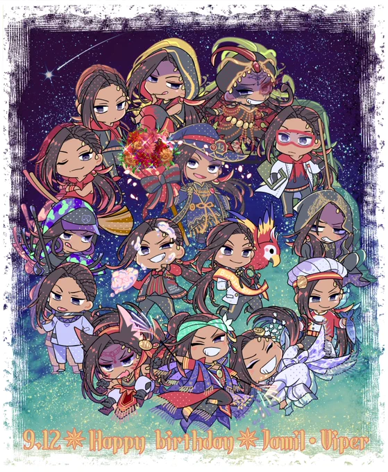 君の全てが一等星!お誕生日おめでとう、ジャミル君!#ジャミル・バイパー誕生祭2022 