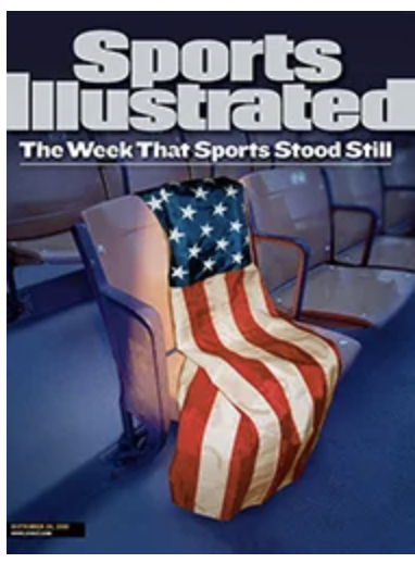 ByTimLayden's tweet photo. I worked at Sports Illustrated for 25 years (94-'19) and never felt prouder than when we shelved the idea to not publish following 9/11 and instead put out this magazine. My contribution, among many tone-perfect pieces: https://t.co/NI3X1sR7gP https://t.co/SCWb3nAJiM