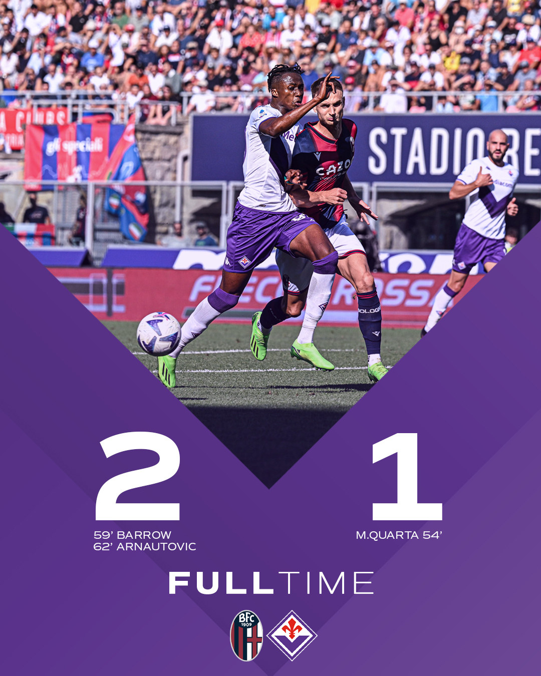 ACF Fiorentina English on X: Second half underway Bologna