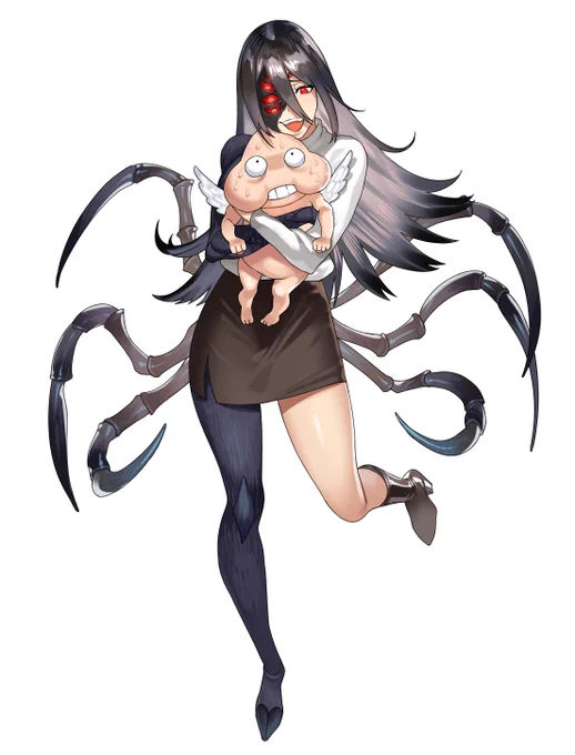 OC commission for  For some reason i really enjoyed drawing this one kkk 