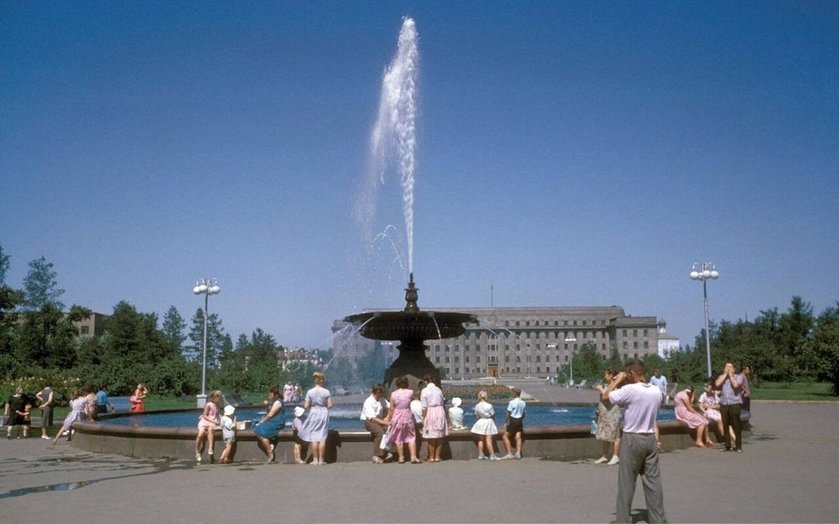СССР. 1964 год. Август.
Иркутск.
Фото: Х.Форман.