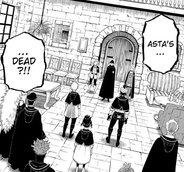 shonenjump's tweet photo. Black Clover, Ch. 337: The news of Asta’s fall in battle shocks his beloved comrades! Read it FREE from the official source! https://t.co/T0K1EZbzOU https://t.co/FqU2orBd9F