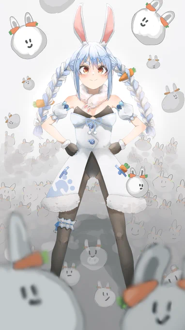 全世界野うさぎ計画! #ぺこらーと 