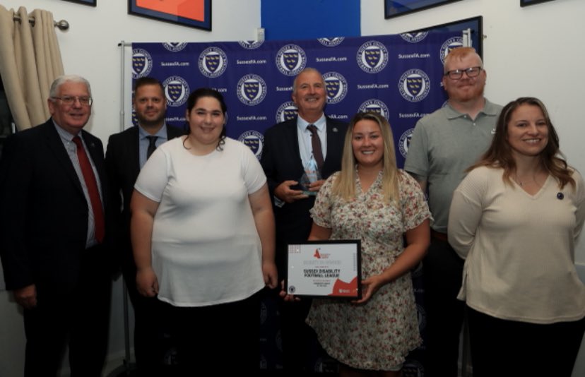 💛⚽️⚽️⚽️DISABILITY FOOTBALL TAKES A BIG BOW AT THE SUSSEX COUNTY FA GRASSROOTS AWARDS⚽️⚽️⚽️💛

⚽️Grassroots League of the Year
⚽️Grassroots Adult Coach of the Year
⚽️Grassroots Rising Star Award
⚽️Grassroots Referee of the Year
