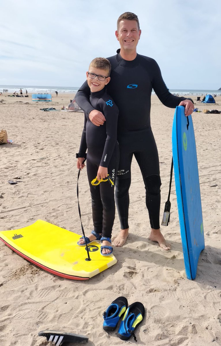 Surf's up dude! 🏄 #bodyboarding #Cornnwall #beachlife