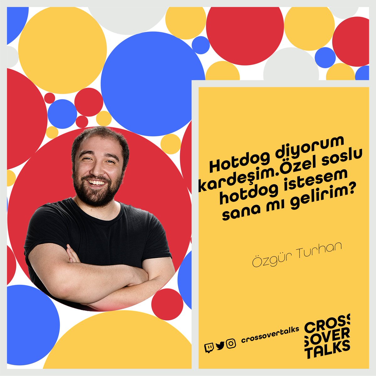 CrossoverTalks's tweet photo. Hardallı hotdog bulmak bu kadar zor olmamalı!
@ozgurturhan38 #crossovertalks https://t.co/uV3j23UUvn