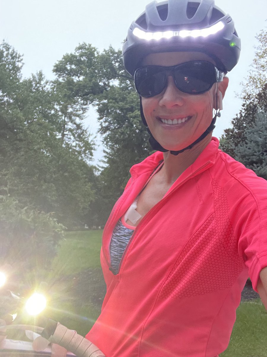 PaulaMaier3's tweet photo. Making my own sunshine as it was dreary but I got my practice in for my upcoming cancer fundraising ride next weekend. I feel blessed that I’m cancer free and able to accomplish these goals.
 #cancerfree #sunday #sundayfunday #cycling #cyclingforcancer #blessings #mypassion❤️ https://t.co/Tn1QZtxkj5