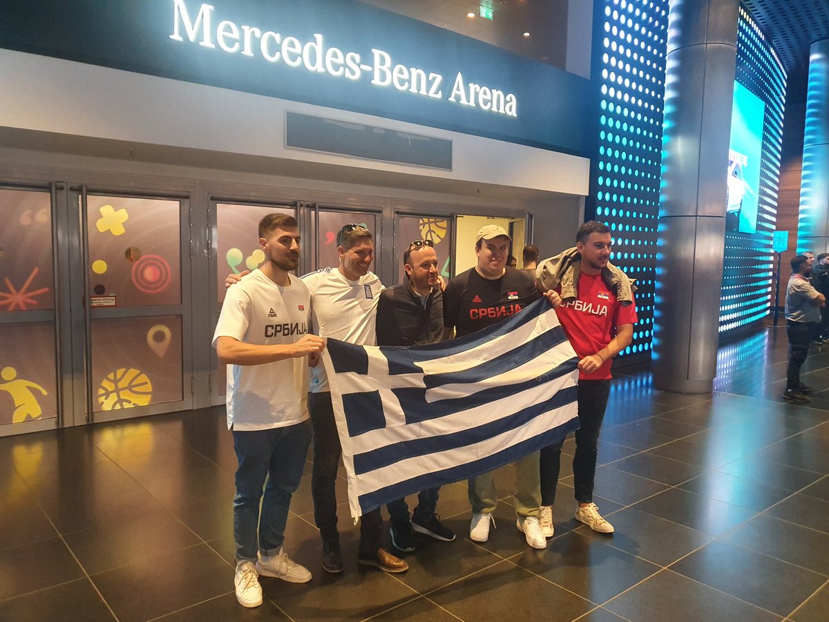 Έλληνες και Σέρβοι μαζί στην Berlin Arena
