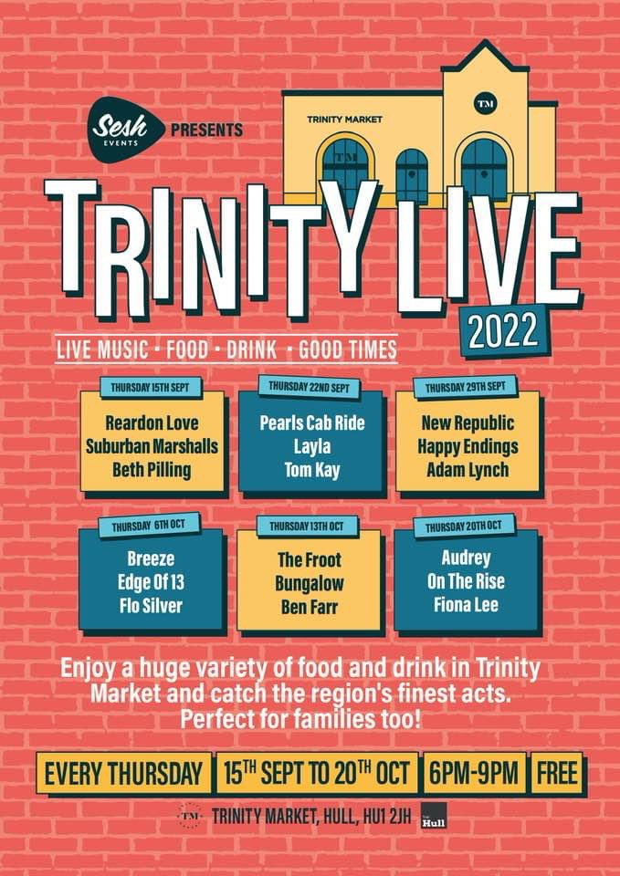 Would you look at that! 

We’re playing THIS THURSDAY at <a href="/theseshhull/">The Sesh</a> <a href="/trinitylivehull/">Trinity Live</a> and we can’t bloody wait. Get yourselves down, they’re always great evenings. #hullmusic #livemusichull #hullevents #indiehull #indierock