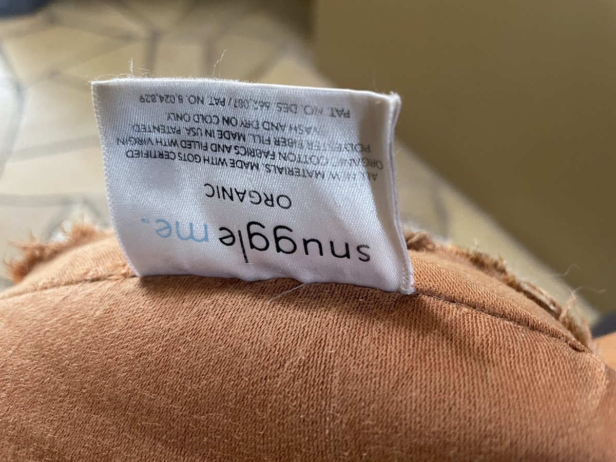 bradykey's tweet photo. @SnuggleMe_ I thought these were machine washable? After one cycle, our Snuggle Me completely ripped. Did I do something wrong? https://t.co/HRUbFEcRNM