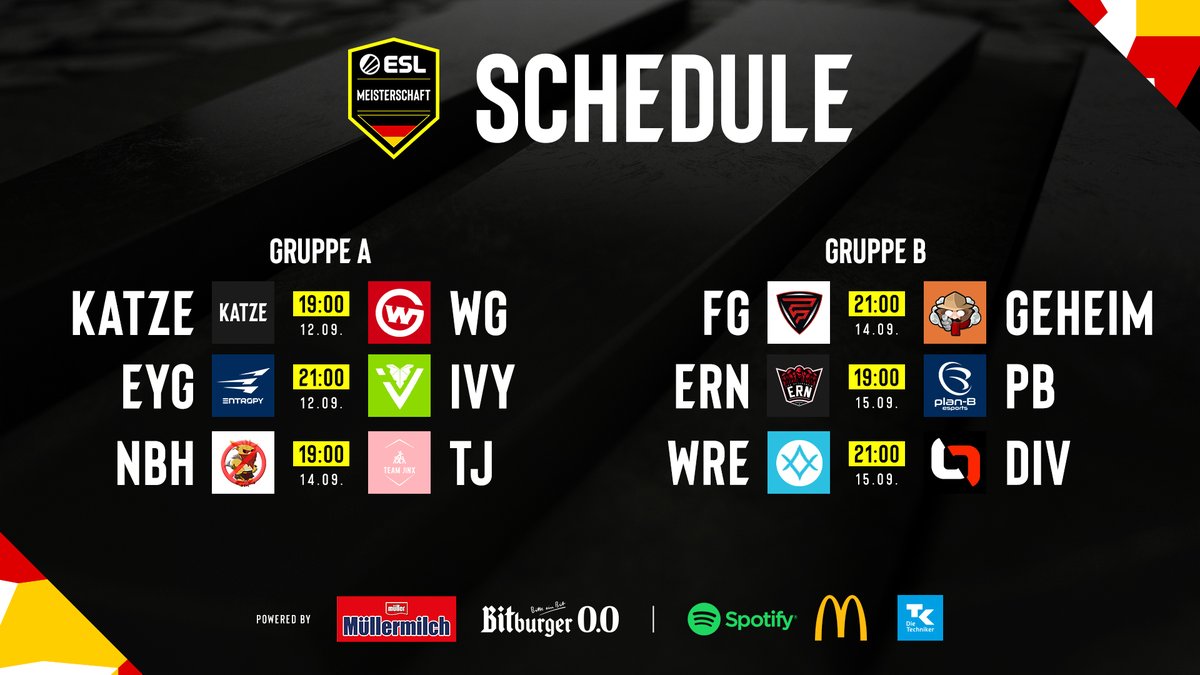 Nächste Woche stehen wieder sechs Matches in #Dota2 an! 🔥 Alle Partien könnt ihr bei @shokztv verfolgen. 👌 📺 twitch.tv/shokzTV #ESLMeisterschaft