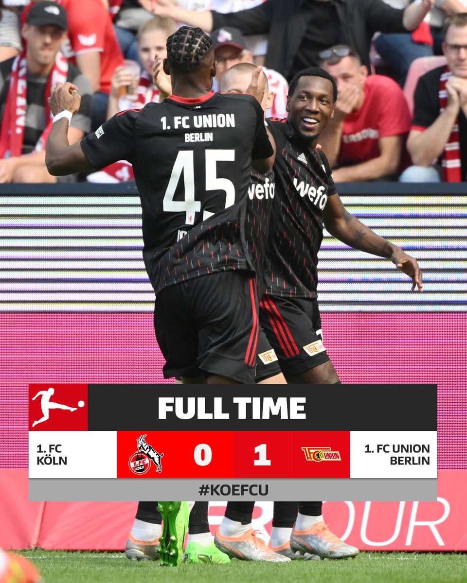 Victory sends @fcunion_en top of the table! 🙌

#KOEFCU | #MD6 | #Bundesliga