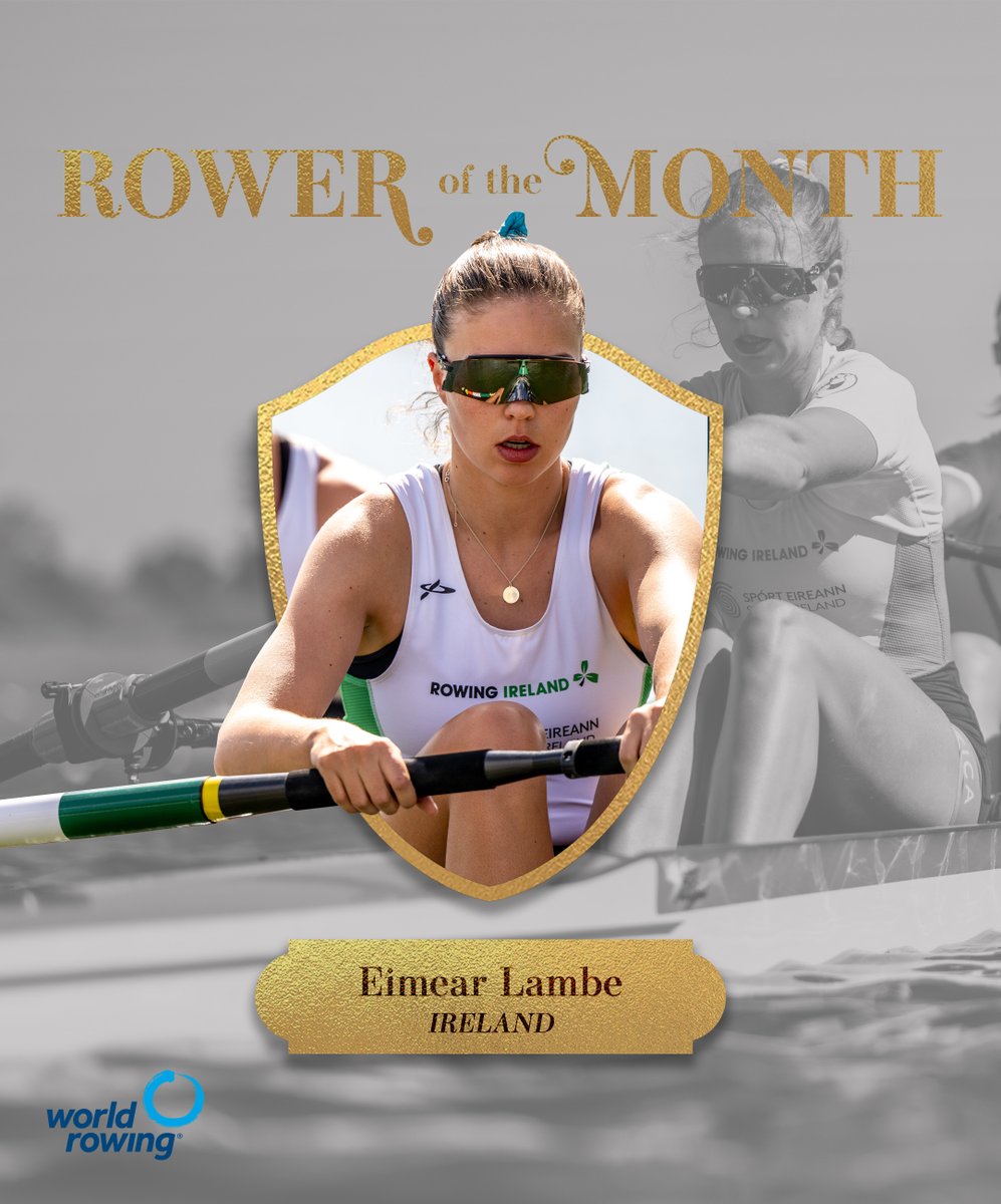 Rower of the Month: @EimearLambo 🇮🇪 was inspired watching sister Claire make history as the first Irish women's crew to make an A-Final at an Olympics. Since then, Eimear has also made history, winning the first Olympic medal in women's rowing for Ireland. bit.ly/3QzX22o