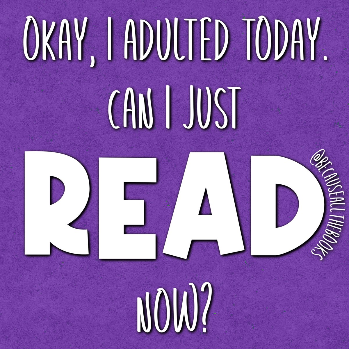 jamieelizabeth7's tweet photo. This is a fair request. Pretty please? π
#BecauseAllTheBooks #IAmReading #ILoveReadingBooks #ReadingBreak #ReadingABook #ReadingGoals #ReadingLife #ReadingLove #ReadingMakesMeHappy #ReadingIsMyLife #ReadingNow #ReadingProblems #ReadingRainbow #ReadingTherapy #ReadingTimeπ https://t.co/cw7YusgAMQ