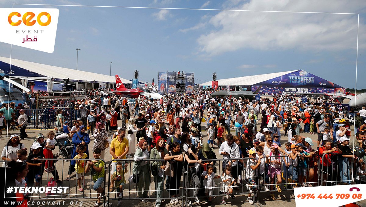 ceoeventllc's tweet photo. We are in #Qatar #CEOEVENT
We are in #Teknofest 2022 with 900,000 visitors, over the course of 6 days.
Such numbers renders Teknofest as one of the biggest Technology & Aerospace festivals around the world.
For more information:
https://t.co/sEtDGdq7hO
#TEKNOFEST2022 https://t.co/JUYTb6ARgx