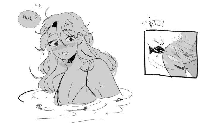 #beefleaf au where hx is a tiny fish but make it the pricess and the frog style … ♥️🐠 https://t.co/lmKmB9Ob9Y 