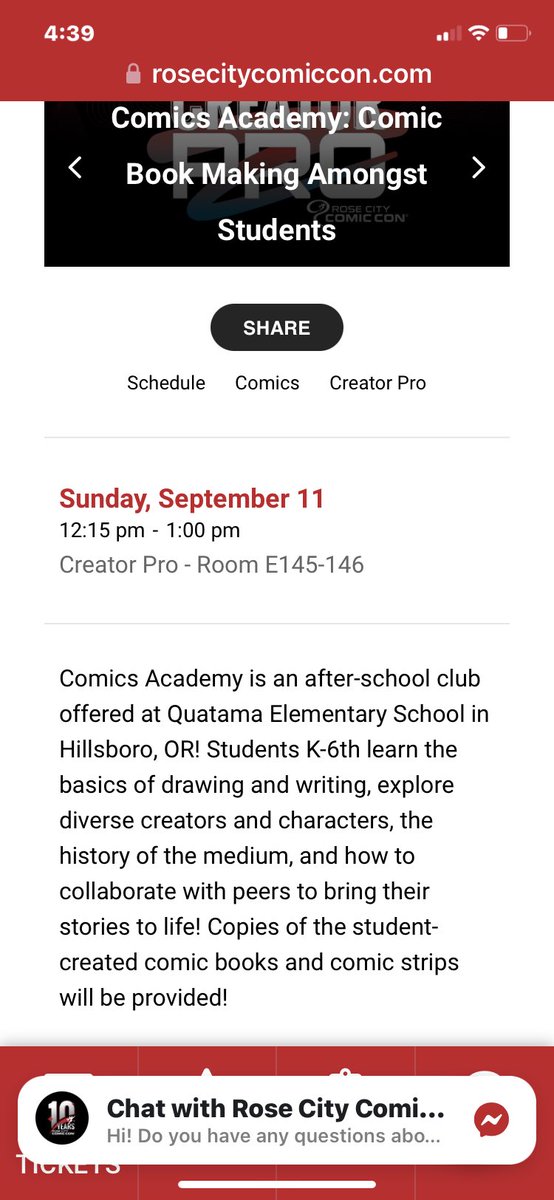 Comics_Academy's tweet photo. TODAY IS THE DAY @RoseCityCC! Come to room E145 at 12:15 and learn about the magic that is @Comics_Academy @QuatamaSTEAM and how to get it started at your school (and get free comics😊) https://t.co/7WNW91I6xI