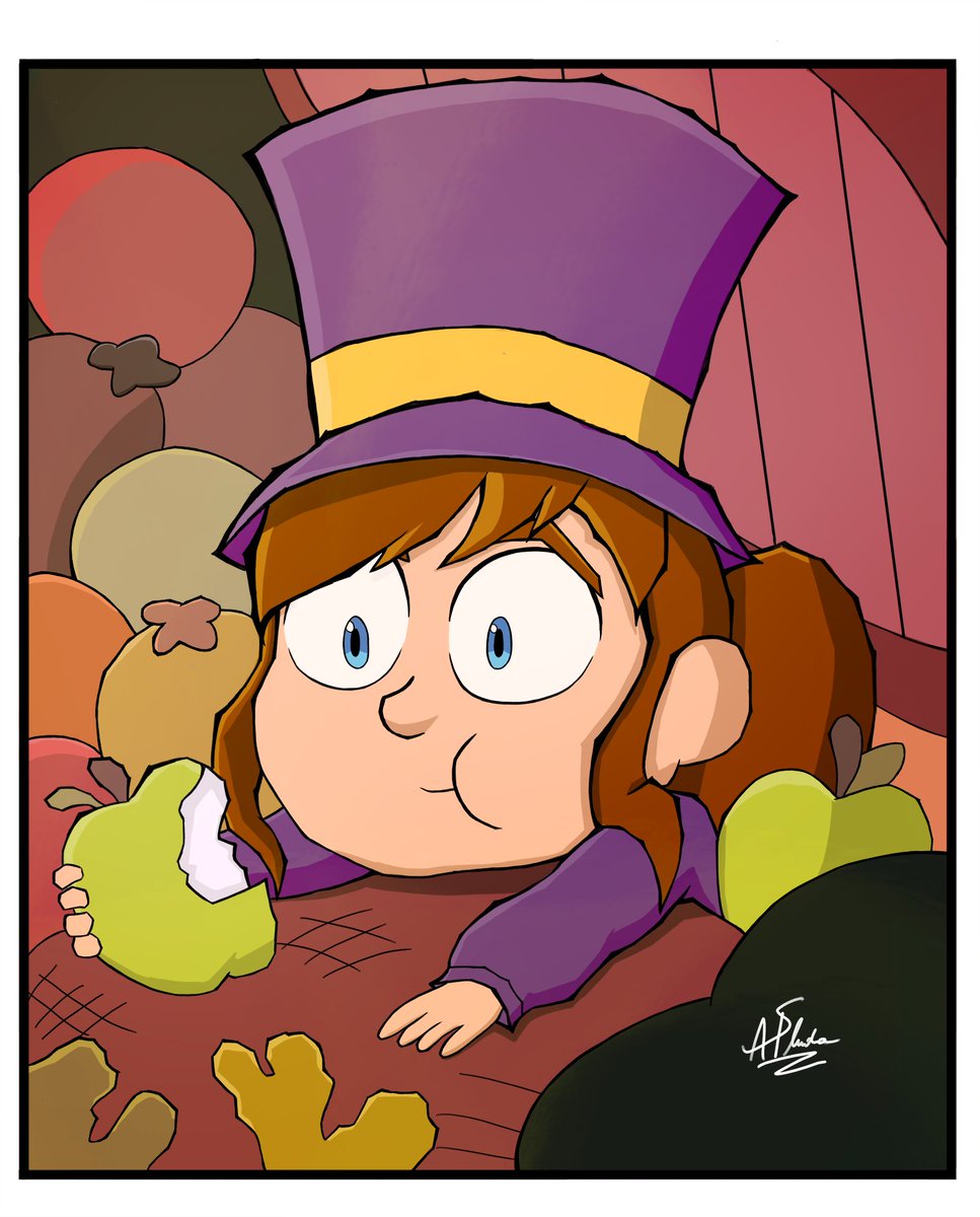 TheBlueGamerArt's tweet photo. An edit of Hilda but with Hat Kid (in Hilda style and my style), hope you like it <3 
#Hilda #Netflix #ahatintime #A_hat_in_time #Hat_kid
#EDIT https://t.co/6ycRCFJwOw