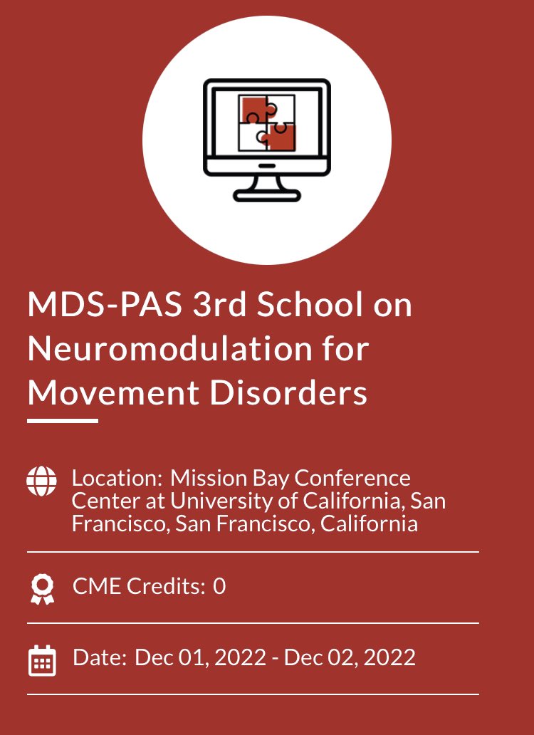 MPLSkate's tweet photo. This neuropsychiatry of movement disorders course looks amazing!! ๐คฉ Same dates as the @movedisorder course on neuromodulation in San Francisco.๐ค How do you choose between two great options? Coin toss? #thankyoumds #highyield #highqualityprograms https://t.co/Jk3Ys7farL