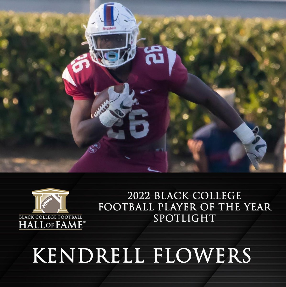 Black College Football Player of the Year Spotlight: @SCState_Fb RB Kendrell Flowers rushed for 153 yards and 2 TDs in the Bulldogs win over Bethune-Cookman