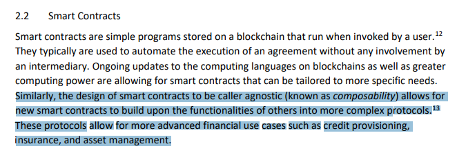 The U.S. FED has released a report on DeFi and they have rightly highlighted the importance of composability to deliver more advanced financial use cases. What they don't highlight however is that many protocols break atomic composability as they attempt to scale. #Radix $XRD