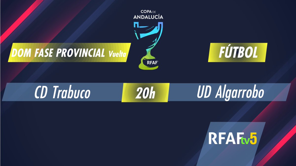 ⏰ 20:00h
➡️ #AlmodóvarDelRíoCF 🆚 <a href="/PCCondeSenior/">Parque Cruz Conde Senior</a>
➡️ <a href="/cf_churriana/">𝗖𝗵𝘂𝗿𝗿𝗶𝗮𝗻𝗮 𝗱𝗲 𝗹𝗮 𝗩𝗲𝗴𝗮 𝗖𝗙</a> 🆚 #SalarCF
➡️ <a href="/cd_Trabuco/">C.D. Trabuco</a> 🆚 <a href="/UDAlgarrobo/">U.D.Algarrobo</a> 

📺 ¡TODO EN <a href="/RFAF_tv/">RFAFtv</a>! ¡Disfruten de la tarde de domingo!